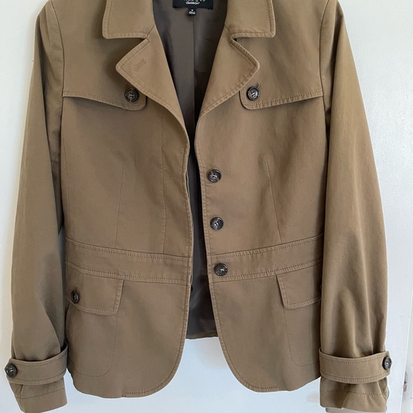 Talbots Jacket Size 8 Women Cotton Button Up Blazer Long Sleeve - Picture 1 of 10